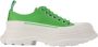 Alexander mcqueen Groen Wit Leren Tread Slick Sneakers Multicolor Dames - Thumbnail 1