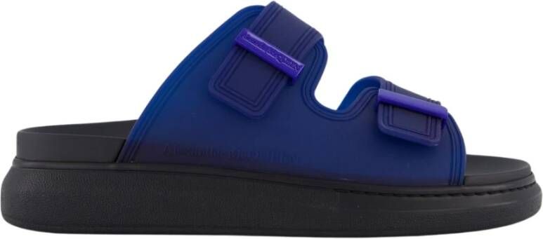 Alexander mcqueen Heren Hybrid Transparant Slide Blauw Blue Heren