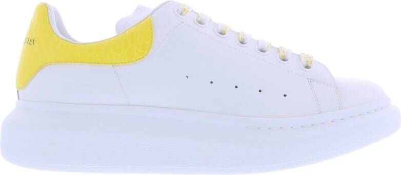 Alexander mcqueen Heren Oversized Sneaker wit geel White Heren