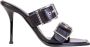 Alexander mcqueen Zwarte Leren Gespsandalen Black Dames - Thumbnail 1