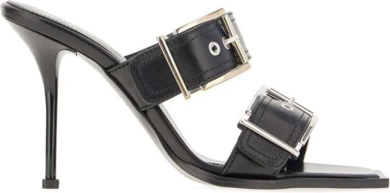 Alexander mcqueen Hoge hak sandalen voor modebewuste vrouwen Zwart Dames