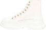 Alexander McQueen Hoge Platform Sneaker Wit Grijs - Thumbnail 1
