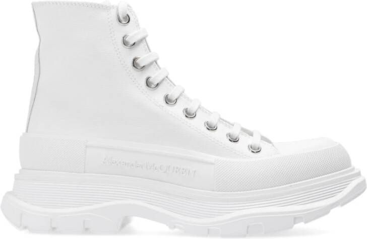 alexander mcqueen Hoge platform sneakers White Dames