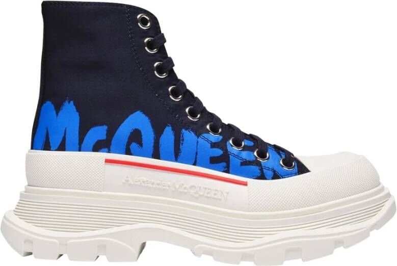 alexander mcqueen Hoge Top Sneakers Zwart Dames