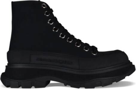 Alexander mcqueen Hoge Tread Slick Sneakers Zwart Dames