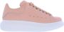 Alexander mcqueen Hoogwaardige leren sneakers Roze Dames - Thumbnail 1