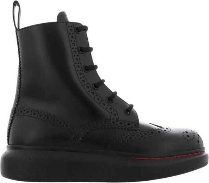 Alexander McQueen Hybride Vloeibare Zwarte Laars