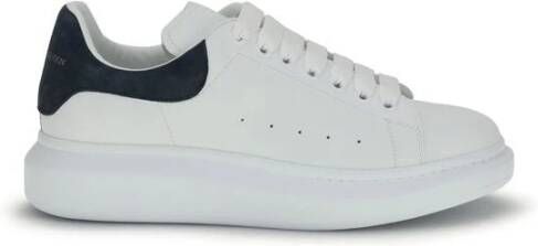 Alexander McQueen Iconische Oversize Sneaker Wit Blauw-Grijs