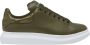 Alexander McQueen Khaki Oversized Leren Sneakers - Thumbnail 1
