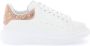 Alexander mcqueen Kristalversierde Oversize Leren Sneakers White Dames - Thumbnail 1
