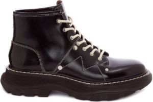 Alexander mcqueen Lace-up Boots Zwart Dames