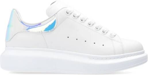 Alexander mcqueen Witte Leren Sneakers voor Dames Wit Dames