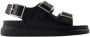 Alexander mcqueen Leather sandals Black Dames - Thumbnail 1