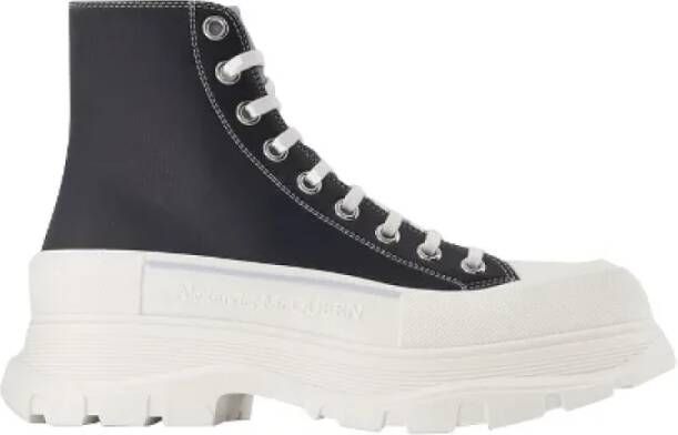 Alexander mcqueen Leather sneakers Black Dames