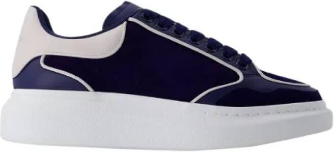 Alexander mcqueen Leather sneakers Blue Heren