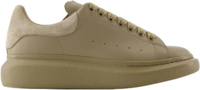 Alexander mcqueen Leather sneakers Brown Dames