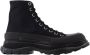 Alexander mcqueen Zwarte Tread Slick Canvas Sneakers Black Dames - Thumbnail 1