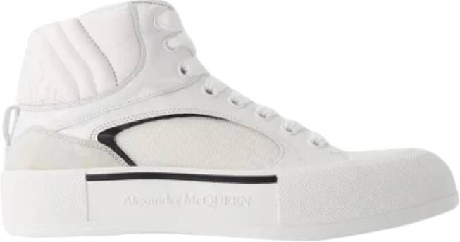 Alexander mcqueen Leather sneakers White Heren