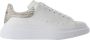 Alexander mcqueen Leather sneakers White Heren - Thumbnail 1