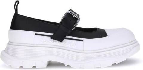 Alexander McQueen Leren en rubberen ballerina's