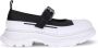 Alexander McQueen Leren en rubberen ballerina's - Thumbnail 1