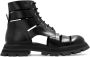 Alexander mcqueen Cut-out Gevechtslaarzen Black Dames - Thumbnail 4