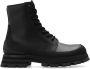 Alexander mcqueen Zwarte Veterschoenen met Flared Rubberen Zool Black Heren - Thumbnail 1