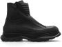 Alexander mcqueen Slick Enkellaarzen met Paneelontwerp Black Heren - Thumbnail 8
