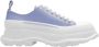 Alexander mcqueen Lila Wit Leren Tread Slick Sneakers Multicolor Dames - Thumbnail 1