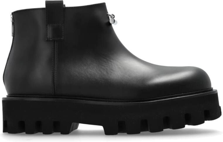 Alexander McQueen Leren platformschoenen