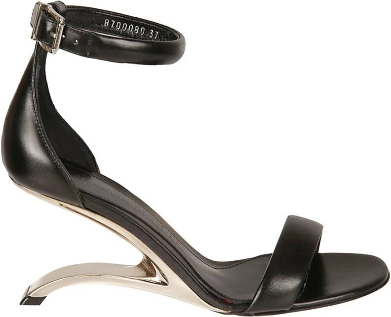 Alexander McQueen Leren sandalen met verstelbare enkelband