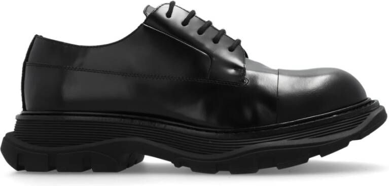 alexander mcqueen Leren schoenen Black Heren