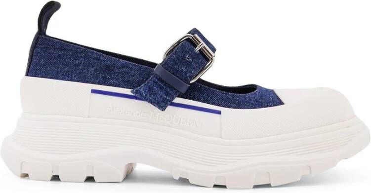 Alexander McQueen Leren schoenen met metalen gespsluiting
