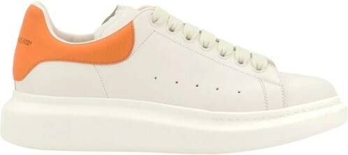 Alexander McQueen Leren sneaker met platformszool