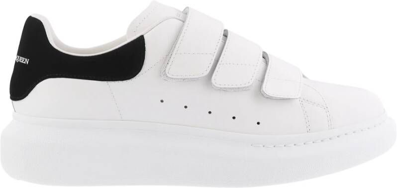 alexander mcqueen Leren Sneaker Upgrade voor Vrouwen Wit Dames