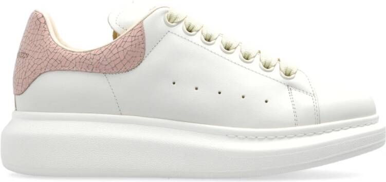 Alexander mcqueen Low-Top Sneakers Oversize Sneakers Leather White Pink in wit
