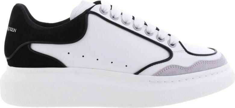 Alexander mcqueen Witte Sneakers Veters Rubberen Zool Multicolor Heren