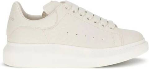 Alexander McQueen Leren sneakers met plateauzool