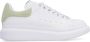 Alexander mcqueen Witte leren sneakers met chocolade hiel White Dames - Thumbnail 6