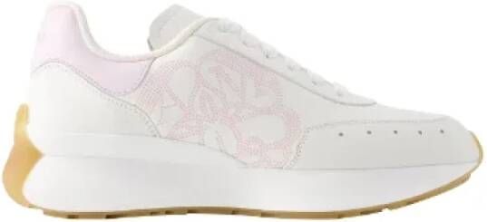 Alexander mcqueen Leren sneakers White Dames