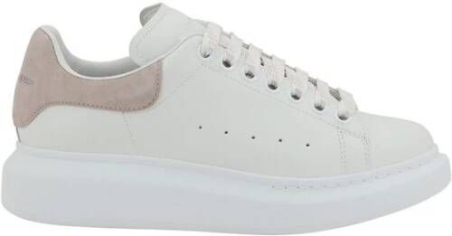 Alexander McQueen Leren Vetersneakers met Plateauzool
