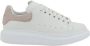 Alexander McQueen Leren Vetersneakers met Plateauzool - Thumbnail 1