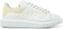 Alexander McQueen Logo Detail Veterschoenen Wit Lichtgeel - Thumbnail 1