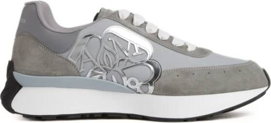 Alexander McQueen Luxe Grijze Sprint Runner Sneakers