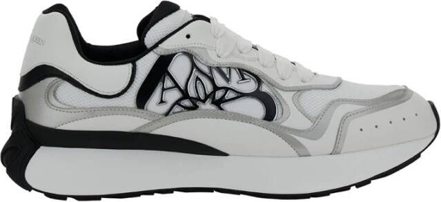 Alexander mcqueen Sprint Runner Mesh Leren Sneakers Multicolor Heren