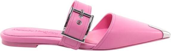 Alexander mcqueen Roze Kant Platte Schoenen Liu Jo Mules Pink Dames