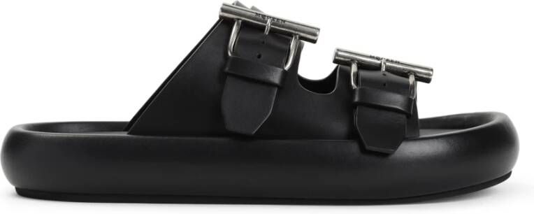 Alexander McQueen Metallic Enkellaarzen voor mannen