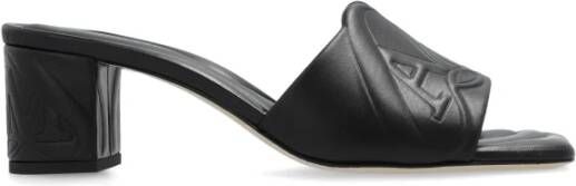 Alexander mcqueen Platte schoenen met reliëf detail Black Dames