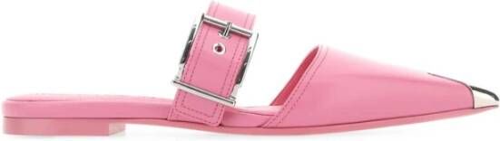 Alexander mcqueen Roze Kant Platte Schoenen Liu Jo Mules Pink Dames