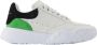 Alexander McQueen Multicolore Leren Court Sneaker - Thumbnail 1